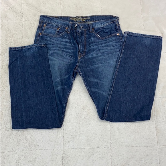 american eagle men's relaxed straight jeans